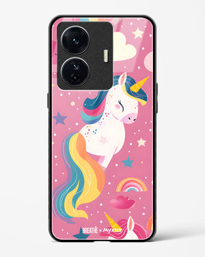 Unicorn Bloomers [BREATHE] Glass Case Phone Cover (Vivo)