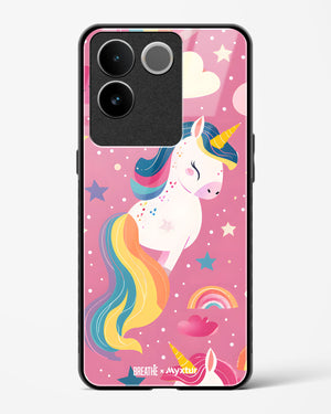 Unicorn Bloomers [BREATHE] Glass Case Phone Cover (Vivo)