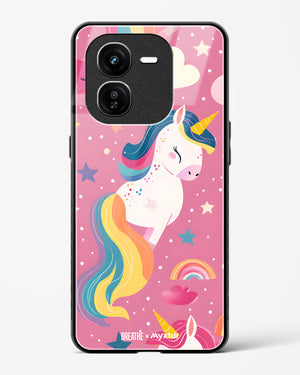 Unicorn Bloomers [BREATHE] Glass Case Phone Cover (Vivo)