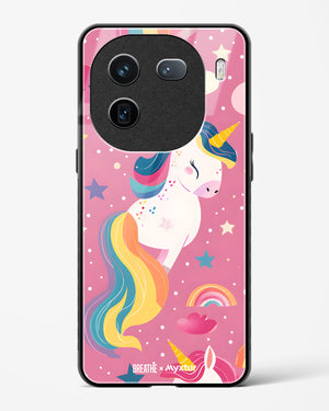 Unicorn Bloomers [BREATHE] Glass Case Phone Cover (Vivo)