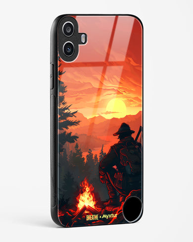 Wild West Calls [BREATHE] Glass Case Phone Cover (Nothing)