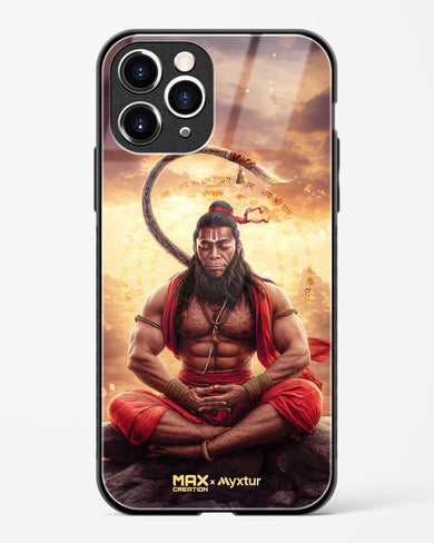 Zen Hanuman [MaxCreation] Glass Case Phone Cover (Apple)