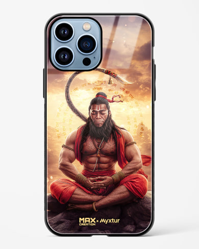 Zen Hanuman [MaxCreation] Glass Case Phone Cover (Apple)