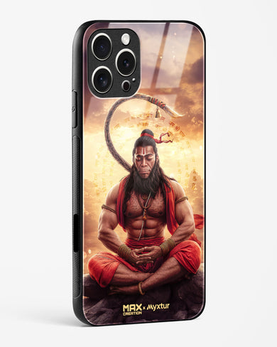 Zen Hanuman [MaxCreation] Glass Case Phone Cover (Apple)