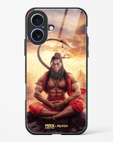 Zen Hanuman [MaxCreation] Glass Case Phone Cover (Apple)