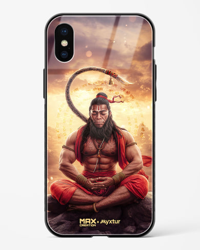 Zen Hanuman [MaxCreation] Glass Case Phone Cover (Apple)