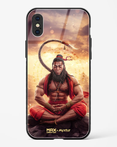 Zen Hanuman [MaxCreation] Glass Case Phone Cover (Apple)