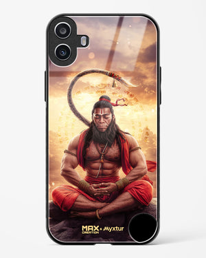 Zen Hanuman [MaxCreation] Glass Case Phone Cover (Nothing)