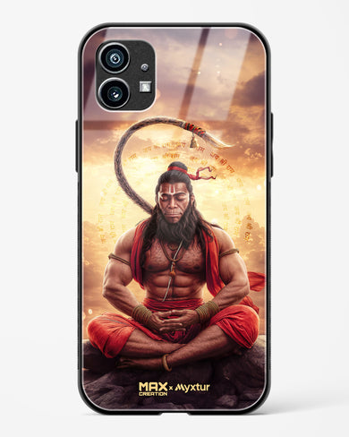 Zen Hanuman [MaxCreation] Glass Case Phone Cover (Nothing)