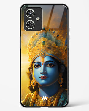 Enchanting Krishna Glass Case Phone Cover (Motorola)