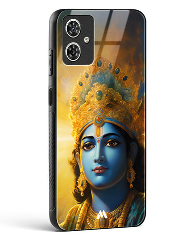 Enchanting Krishna Glass Case Phone Cover (Motorola)