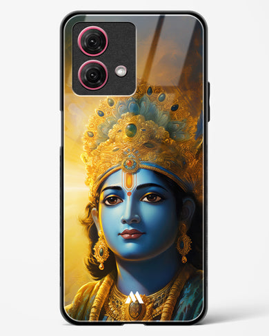 Enchanting Krishna Glass Case Phone Cover (Motorola)