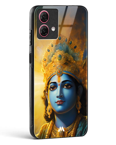 Enchanting Krishna Glass Case Phone Cover (Motorola)