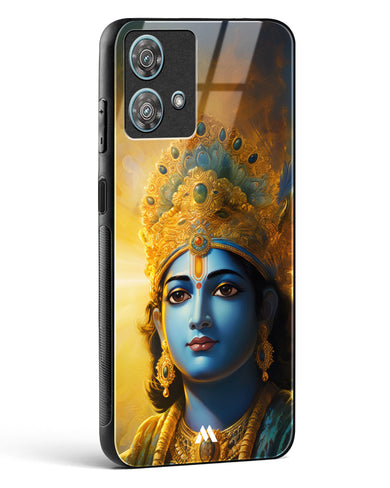 Enchanting Krishna Glass Case Phone Cover (Motorola)