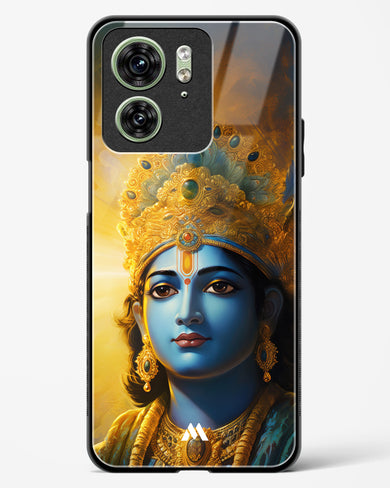 Enchanting Krishna Glass Case Phone Cover (Motorola)