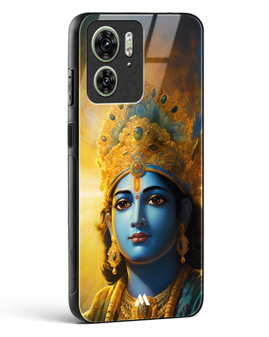 Enchanting Krishna Glass Case Phone Cover (Motorola)