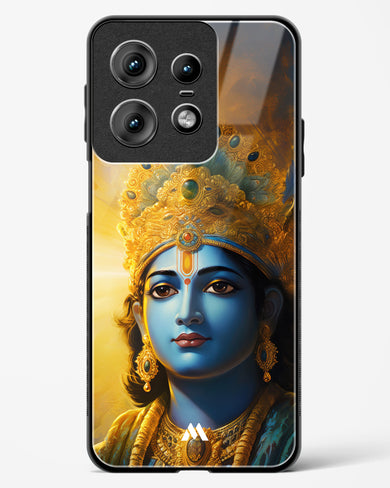 Enchanting Krishna Glass Case Phone Cover (Motorola)