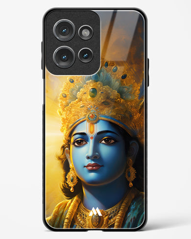 Enchanting Krishna Glass Case Phone Cover (Motorola)