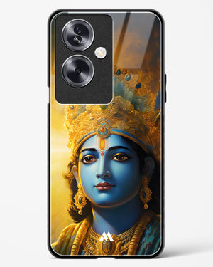 Enchanting Krishna Glass Case Phone Cover (Oppo)