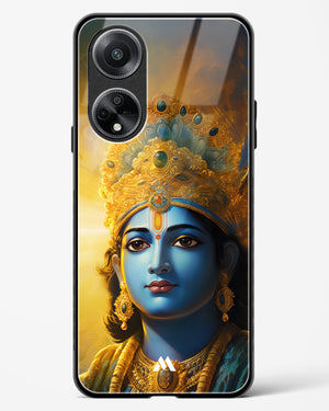 Enchanting Krishna Glass Case Phone Cover (Oppo)