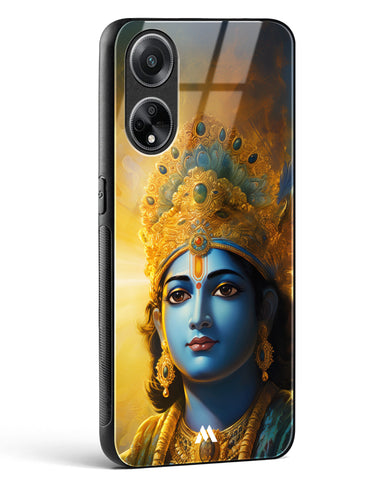 Enchanting Krishna Glass Case Phone Cover (Oppo)