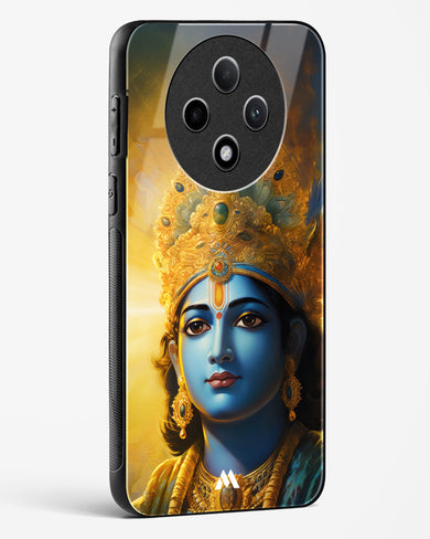 Enchanting Krishna Glass Case Phone Cover (Oppo)