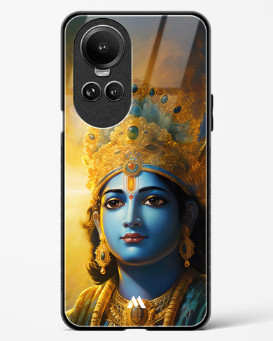 Enchanting Krishna Glass Case Phone Cover (Oppo)