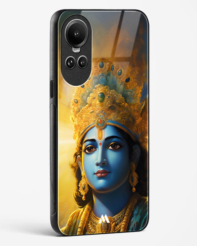 Enchanting Krishna Glass Case Phone Cover (Oppo)