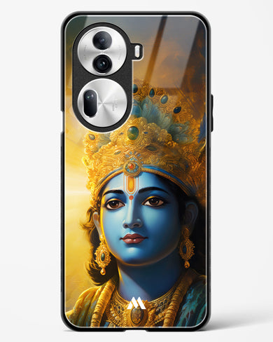 Enchanting Krishna Glass Case Phone Cover (Oppo)