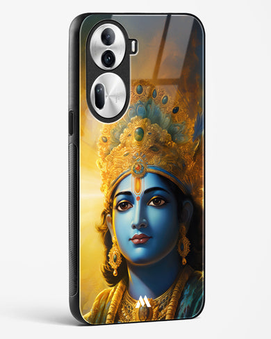 Enchanting Krishna Glass Case Phone Cover (Oppo)