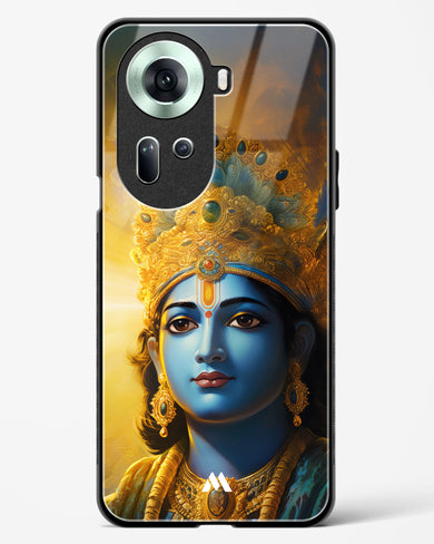 Enchanting Krishna Glass Case Phone Cover (Oppo)