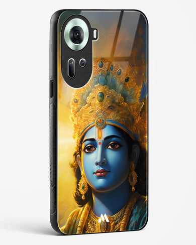 Enchanting Krishna Glass Case Phone Cover (Oppo)