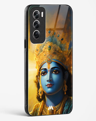 Enchanting Krishna Glass Case Phone Cover (Oppo)