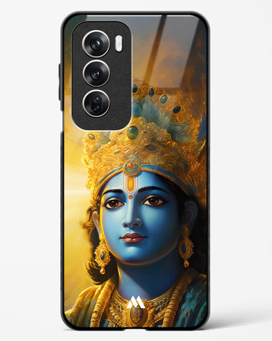 Enchanting Krishna Glass Case Phone Cover (Oppo)