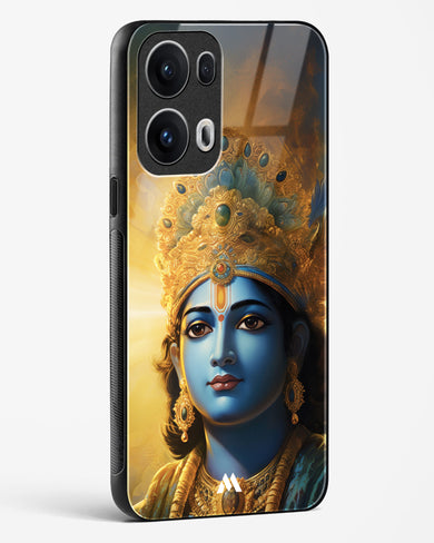 Enchanting Krishna Glass Case Phone Cover (Oppo)