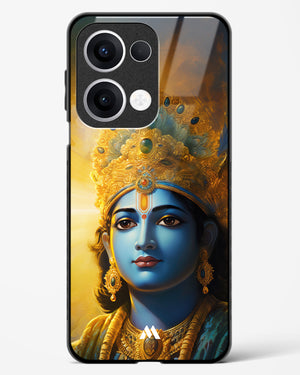 Enchanting Krishna Glass Case Phone Cover (Oppo)