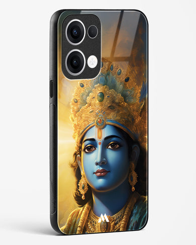 Enchanting Krishna Glass Case Phone Cover (Oppo)