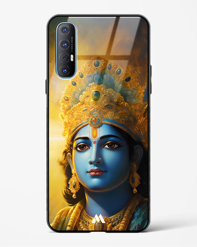 Enchanting Krishna Glass Case Phone Cover (Oppo)