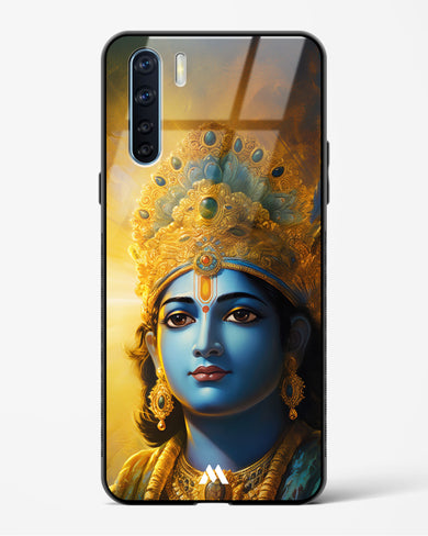 Enchanting Krishna Glass Case Phone Cover (Oppo)