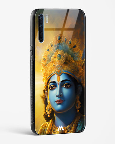 Enchanting Krishna Glass Case Phone Cover (Oppo)