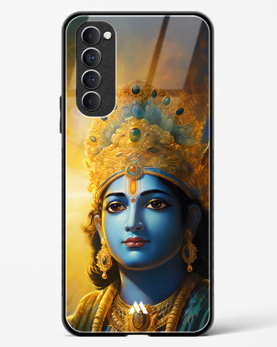 Enchanting Krishna Glass Case Phone Cover (Oppo)