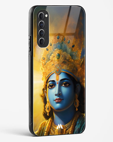 Enchanting Krishna Glass Case Phone Cover (Oppo)