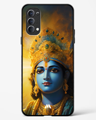 Enchanting Krishna Glass Case Phone Cover (Oppo)