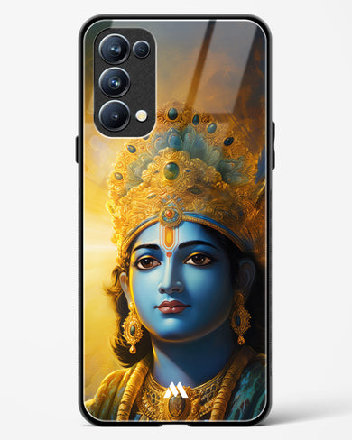 Enchanting Krishna Glass Case Phone Cover (Oppo)