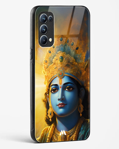 Enchanting Krishna Glass Case Phone Cover (Oppo)