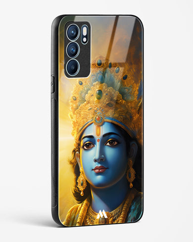 Enchanting Krishna Glass Case Phone Cover (Oppo)