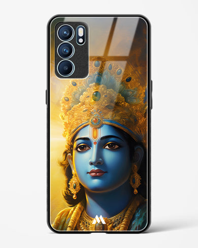 Enchanting Krishna Glass Case Phone Cover (Oppo)