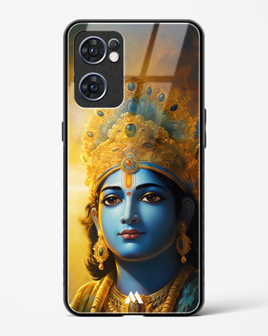 Enchanting Krishna Glass Case Phone Cover (Oppo)