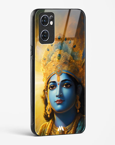 Enchanting Krishna Glass Case Phone Cover (Oppo)