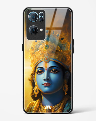 Enchanting Krishna Glass Case Phone Cover (Oppo)